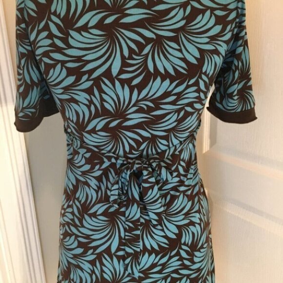 Speechless Tie Back Floral Short Sleeve Dress - Picture 4 of 4